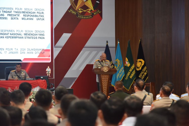 Upacara Pembukaan Pendidikan Sespim Lemdiklat Polri Tahun